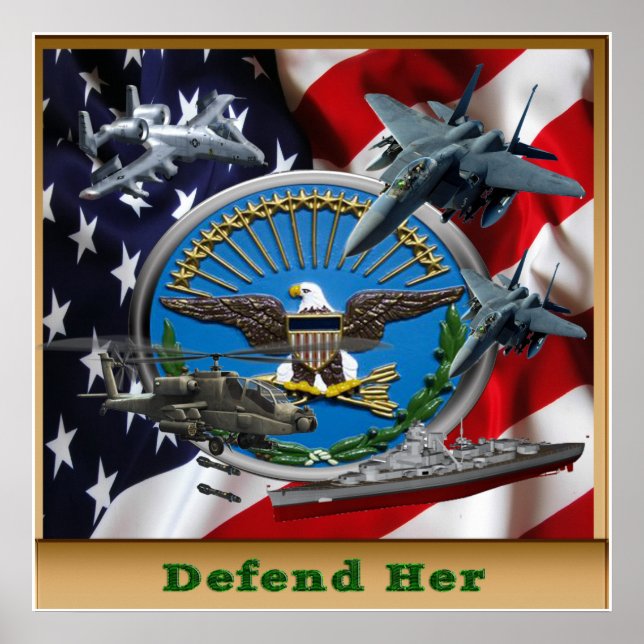 United Staaten Militärische Plakate (Vorne)