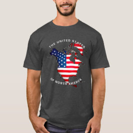 United Staaten of North America Custom Text T - Sh T-Shirt