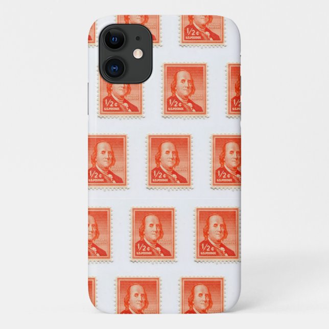 United Staaten Postage Briefmarke iPhone Case (Rückseite)