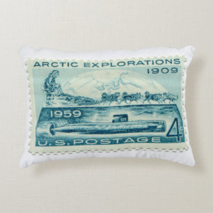 United Staaten Postage Briefmarke Throw Kissen