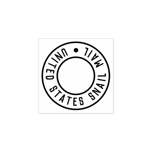 "United Staaten Snail Mail" Rubber-Briefmarke Gummistempel (Prägung)