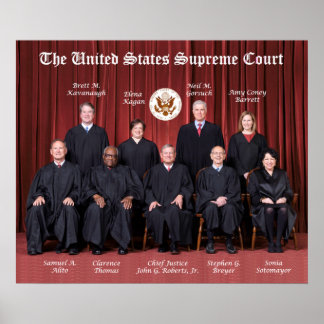 United Staaten Supreme Court Justice & Siegel 2021 Poster