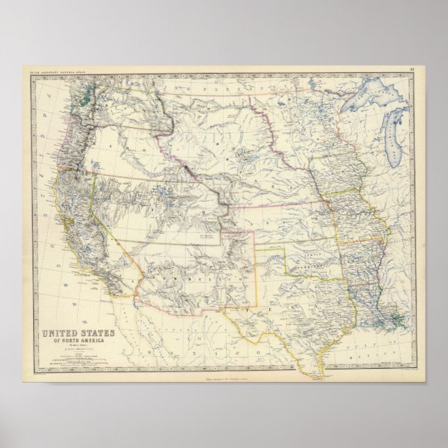 United Staaten W Poster (Vorne)