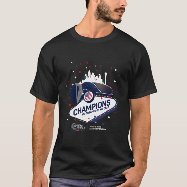 United State Champions Of The Concacaf Nations Lea T-Shirt (Vorderseite)