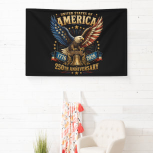 United States America 250. Jubiläum Adler Banner
