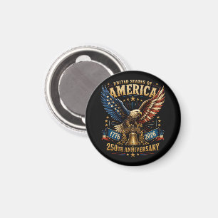 United States America 250. Jubiläum Adler Magnet
