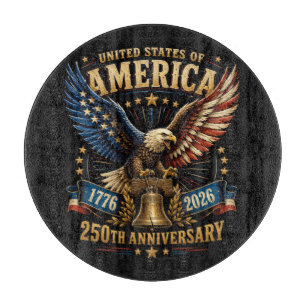 United States America 250. Jubiläum Adler Schneidebrett