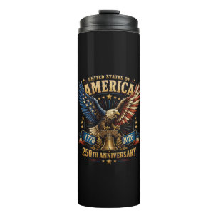 United States America 250. Jubiläum Adler Thermosbecher