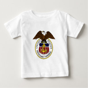 United States Merchant Marine Seal Sailors Baby T-shirt