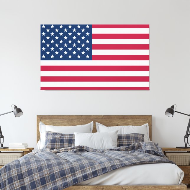 United States of America Leinwanddruck (Insitu (Schlafzimmer))