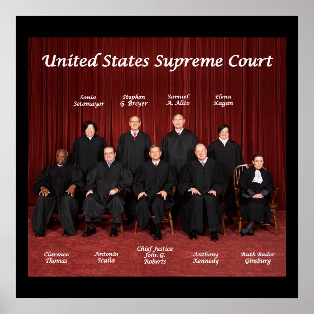 United States Supreme Court Poster (Vorne)