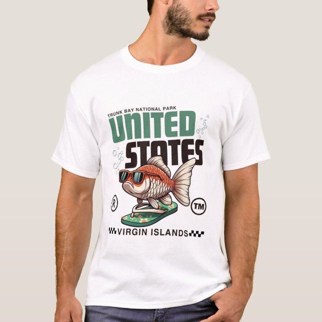 United States Virgin Islands: Bay park T-Shirt (Vorderseite)