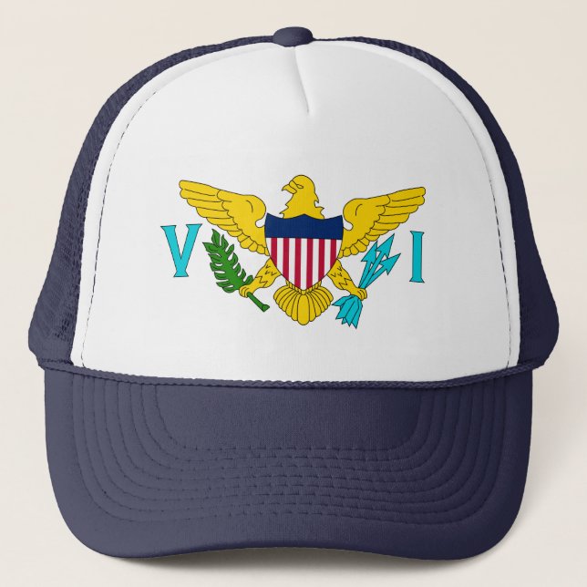 United- States Virgin Islandsflagge Truckerkappe (Vorderseite)