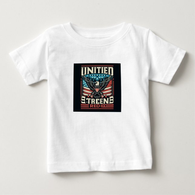 United Strong Proud Baby T-shirt (Vorderseite)