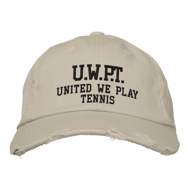 UNITED WE PLAY™ TENNIS BESTICKTE BASEBALLKAPPE (Vorderseite)