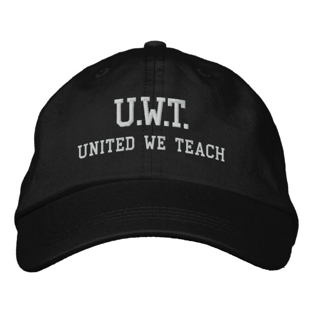 UNITED WE TEACH™ Casquette brodé (Devant)