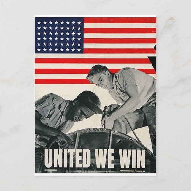 United We Win! Postkarte (Vorderseite)