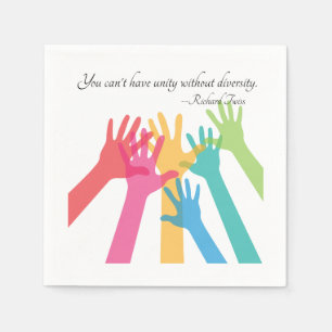 Unity and Diversity Serviette