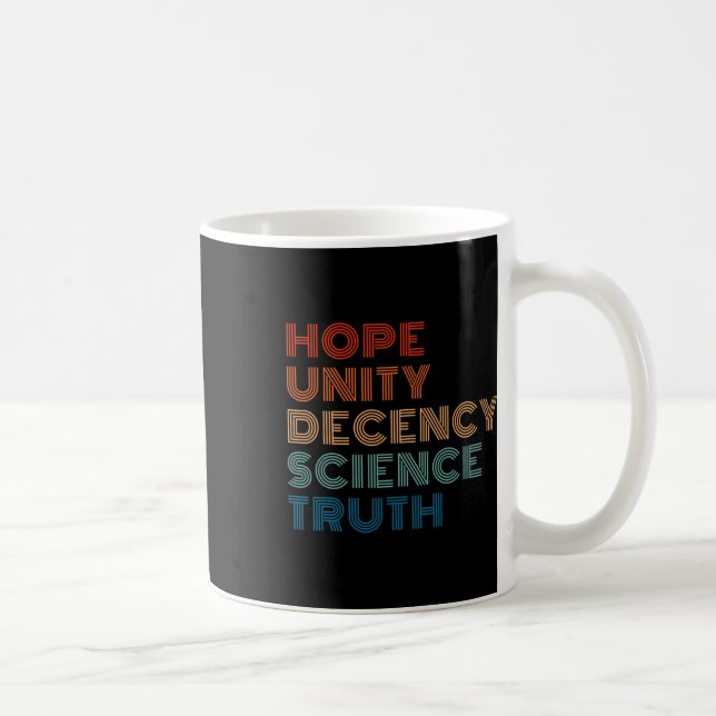 Unity Anstand Science Truth Kaffeetasse (Rechts)