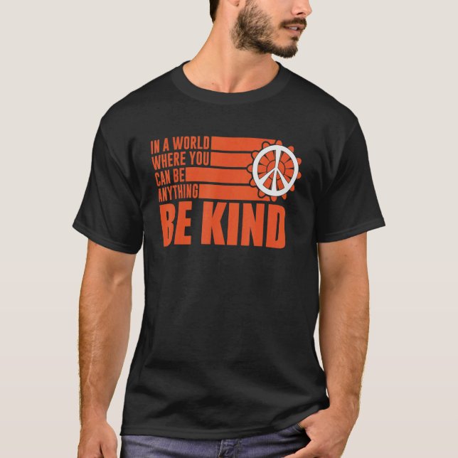 Unity Day Choose Kindness Be Kind End Bullying T-Shirt (Vorderseite)