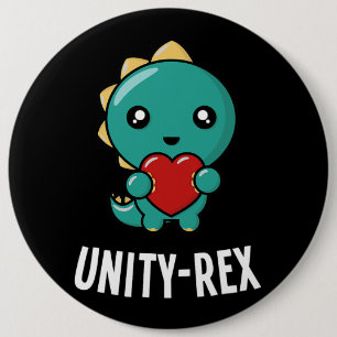 Unity Day Kind Dinosaurier TRex UnityRex Anti Bull Button