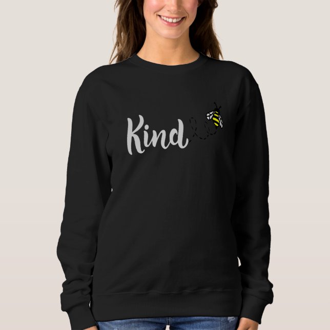 Unity Day kind Orange Anti Bullying Funny Bee Prem Sweatshirt (Vorderseite)