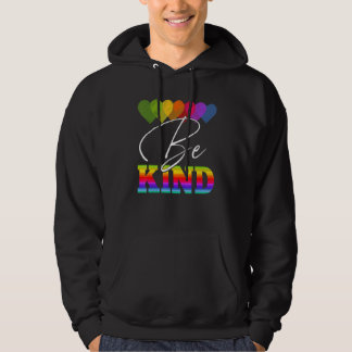 Unity Day Orange   Heart Rainbow Be Kind Anti Bull Hoodie