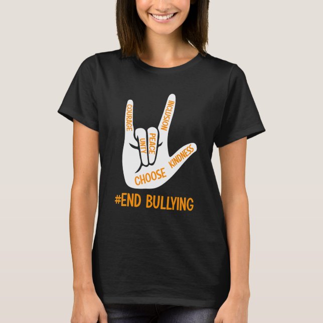 Unity Day Orange Kids 2022 Anti Bullying Liebe Sig T-Shirt (Vorderseite)