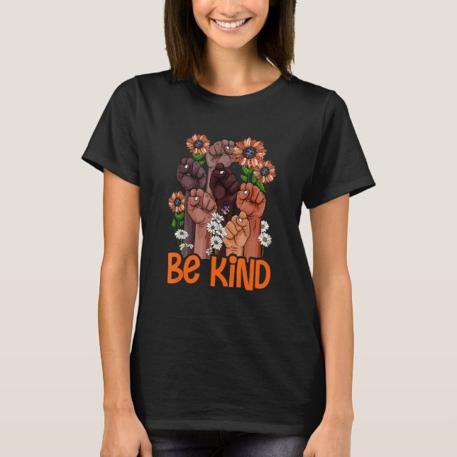Unity Day Orange Kids are kind women be kind ASIS T-Shirt (Vorderseite)