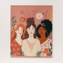 "Unity in Diversity" Puzzle Happy Women Day