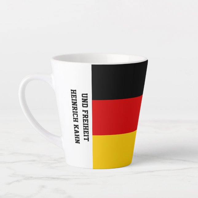 Unity Justice Freedom Germany Flag Mug Milchtasse (Links)