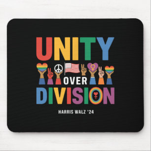 Unity over Division Pride Harris W 24 Mousepad