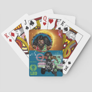 Univers Zodiaque - Lion - Cartes à Jouer Classique