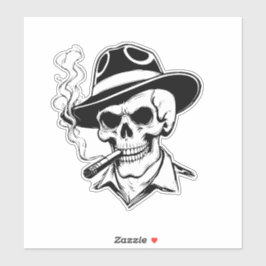 Universal Halloween Skeleton Sticker