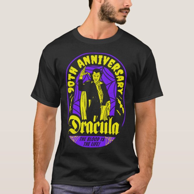 Universal Monsters Artist Series Dracula Stamp fri T-Shirt (Vorderseite)