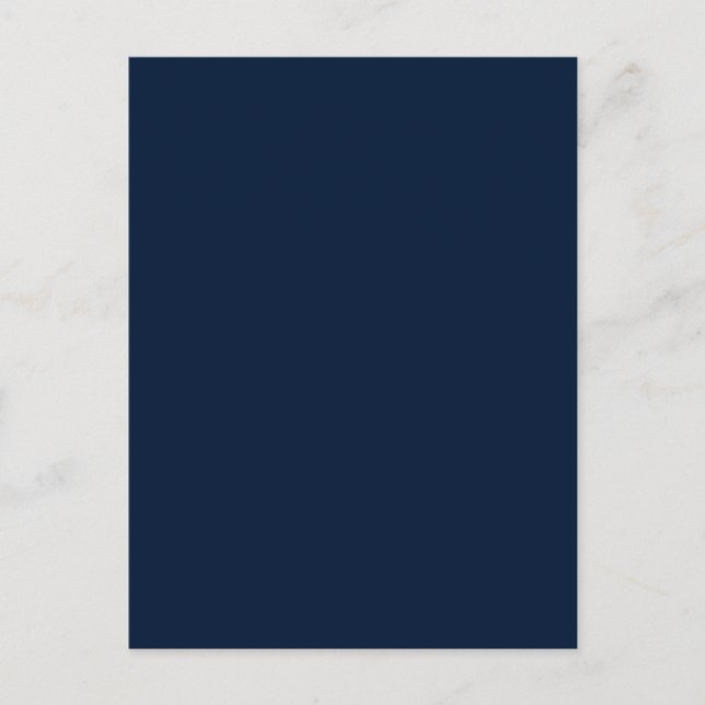 Universe Dunkel Lila Blue Solid Color Background Postkarte (Vorderseite)