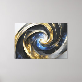 Universe in an Abstract Spiral Leinwanddruck