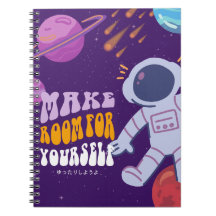 Universe Inspiriert und Astronaut Notebook-Abdecku