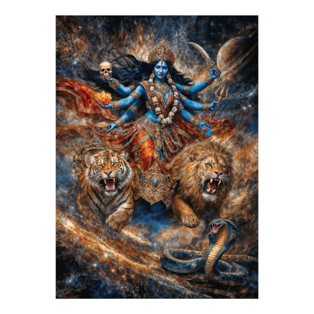 Universe Powers of Kali Goddess Fotodruck (Vorne)