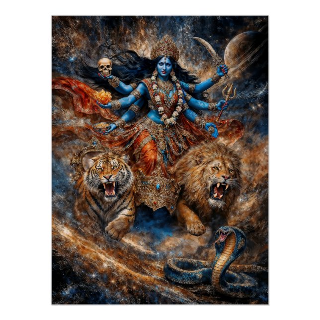 Universe Powers of Kali Goddess Poster (Vorderseite)