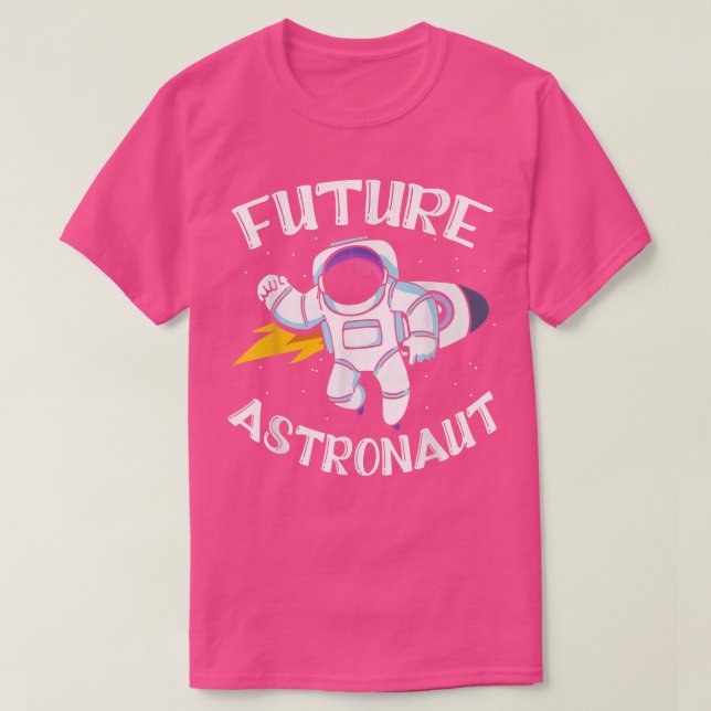 Universe Rocket Outer Space Science Galaxy Future T-Shirt (Design vorne)