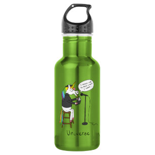 Universe Unicorading Poetry Funny Water Flasche Edelstahlflasche