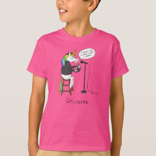 Universe Unicorn Poésie Funny Garçon's T-shirt enf