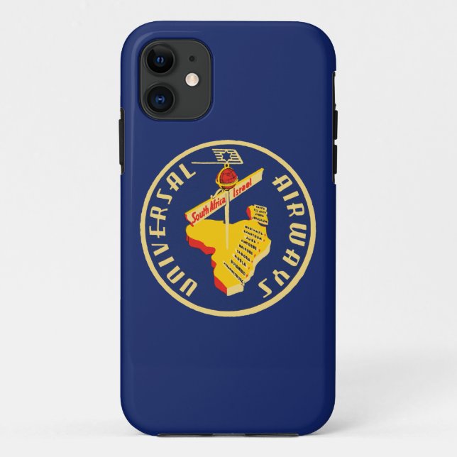 Universell Airways ~ Südafrika bis Israel Case-Mate iPhone Hülle (Rückseite)