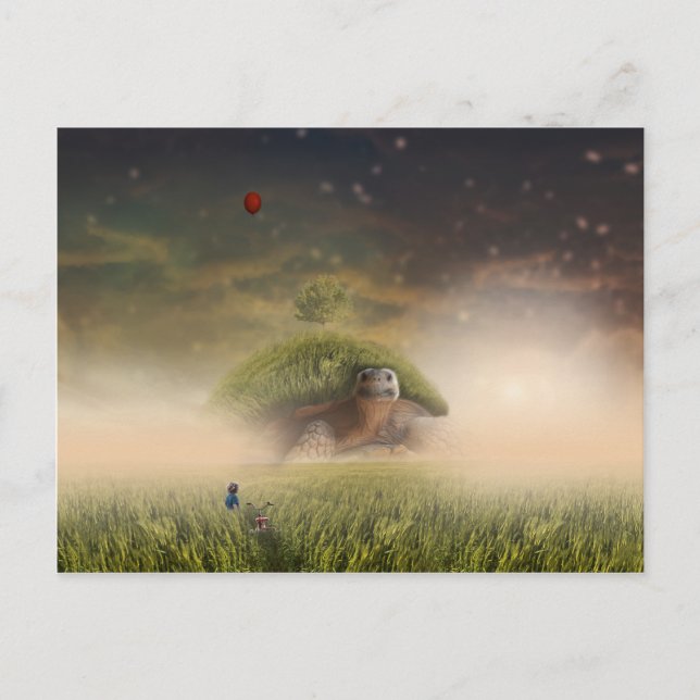 Universell Turtle Postkarte (Vorderseite)
