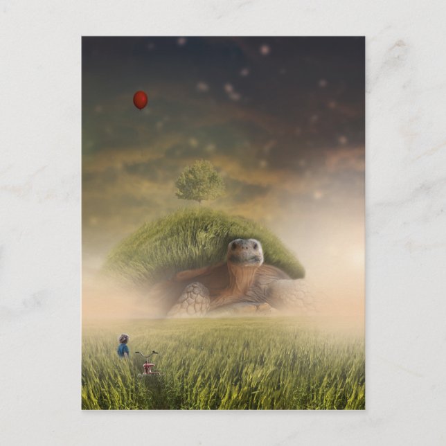 Universell Turtle Postkarte (Vorderseite)