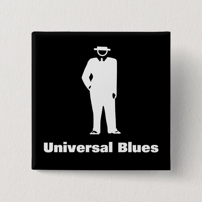 Universelle Blues Button (Vorderseite)