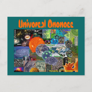 Universelle Einheitskarte Postkarte