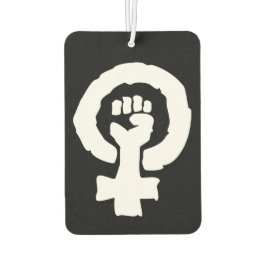 Universelle Frauensymbole auf schwarz Autolufterfrischer