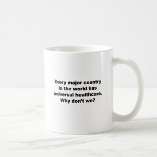 Universelle Gesundheitsversorgung Kaffeetasse